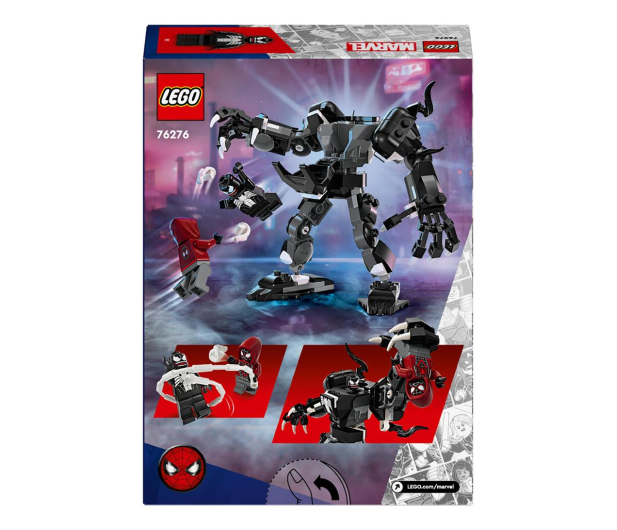 LEGO Marvel Super Heroes 76276 Mechaniczna zbroja Venom vs Miles Morales - 1202180 - zdjęcie 6